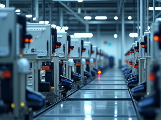 Automated factory production line